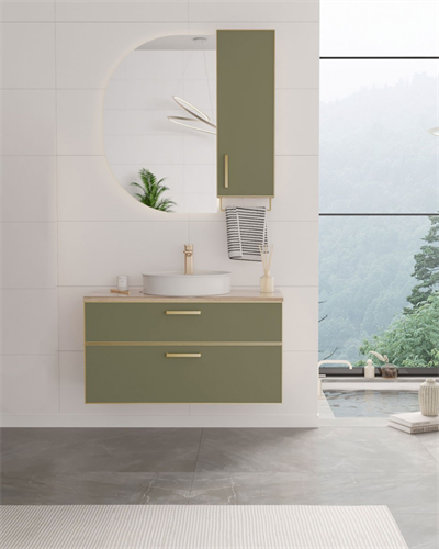 Orka Salerno 75 cm Banyo Dolabı Mat Sardunya
