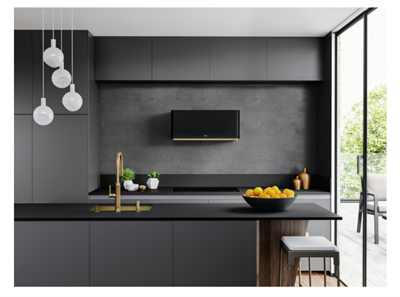 FRANKE Mythos Masterpiece FMY W BK M/GD 80 KL Matt Black+Gold Davlumbaz 335.0729.962