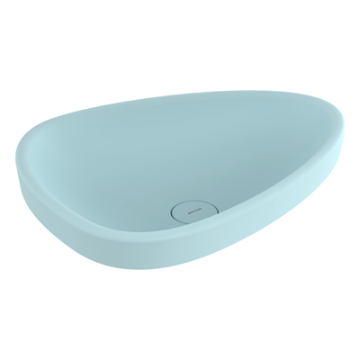 Bocchi 1112-029-0125 Etna Tezgahüstü Lavabo Mat Buz Mavisi 58 cm
