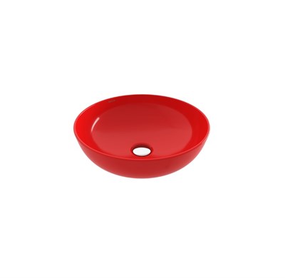 Bocchi Slim Line Yuvarlak Lavabo 38 cm P KIRMIZI 1494-019-0125