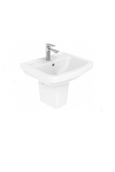 KY055 Key Köşeli Lavabo Key Yarım Ayak 45x55 cm