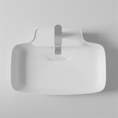 Creavit RB061.00MB Ruby Tezgah Üzeri Lavabo 60x43 cm İnci Mat Beyaz