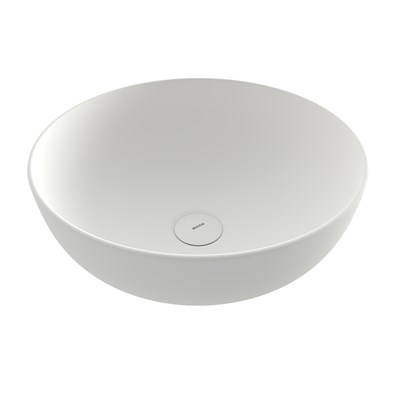 Bocchi 1494-002-0125 Slim Line Yuvarlak Lavabo 38 cm Mat Beyaz