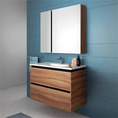 Creavit Verti Banyo Mobilyası Takımı Çekmeceli 100 cm Açık Meşe