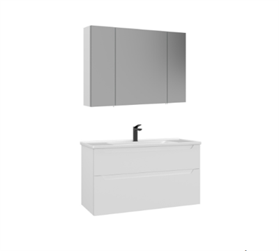 ORKA Messina 100 cm Banyo Dolap Takımı Mat Kaşmir
