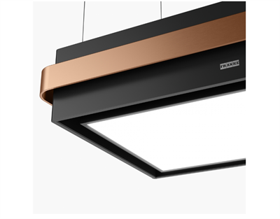 FRANKE Mythos Masterpiece FMYS BK/CP F80 KL Matt Black+Copper Ada Davlumbaz 345.0726.997