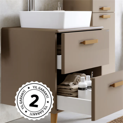 Creavit PT0100.42 Patara 100 cm Banyo Dolabı Takımı 