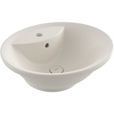 Verona Batarya Banklı Tezgah Üstü Lavabo 50 cm Parlak Bisküvi 1046-014-0135