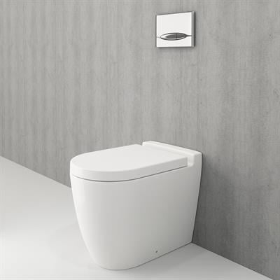 Bocchi 1528-001-0128 Venezia Rimless Tek Klozet ve Kapağı Parlak Beyaz 