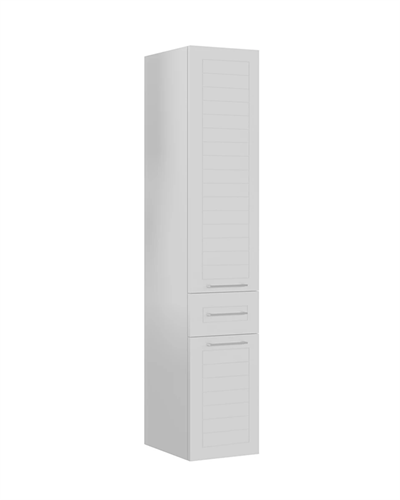 Orka Perge 35 Cm Beyaz Raflı Boy Dolabı