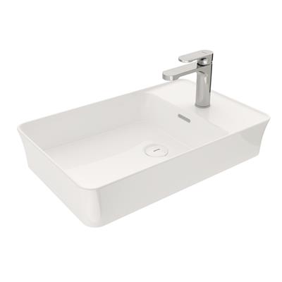 Bocchi Dikdörtgen Batarya Banklı Lavabo 60x38cm Parlak Beyaz