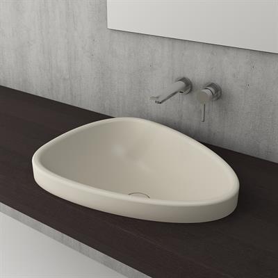 BOCCHİ Etna Yarım Tezgah Lavabo 58 cm Mat Yasemin 1112-007-0125