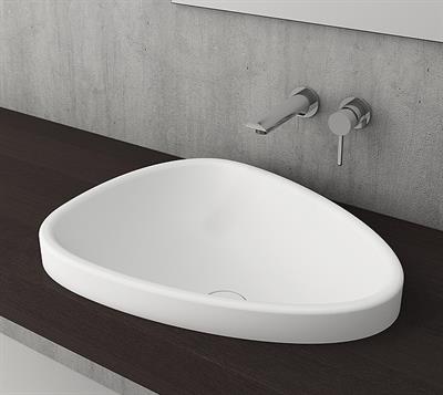 Bocchi Etna Tezgah üstü Lavabo Mat Beyaz 58 cm 1112-002-0125