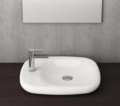 Bocchi 1489-001-0126 Fenice Çanak Lavabo 55 cm Parlak Beyaz