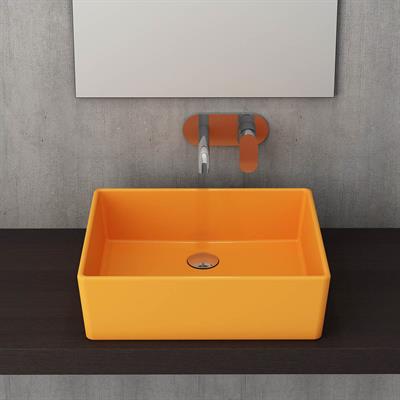 Bocchi Milano Çanak Lavabo 50 cm Mandalina Sarısı 1215-021-0125
