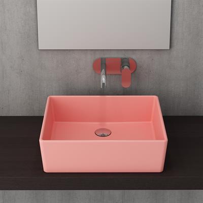 BOCCHİ 1215-032-0125 Bocchi Milano Çanak Lavabo 50 cm Mat Somon