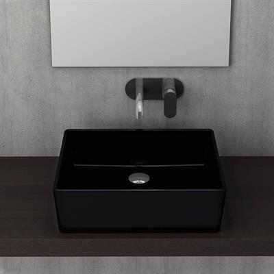 Bocchi Milano Çanak Lavabo 50 cm Parlak Siyah 1215-005-0125