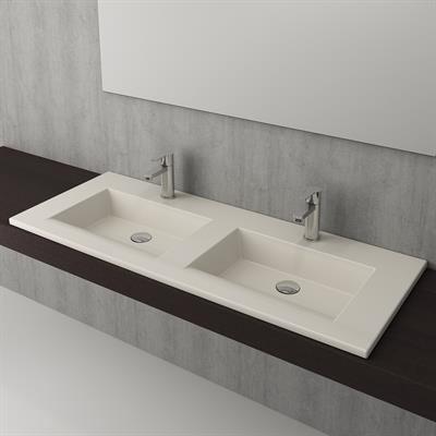 Bocchi Milano Çift Gözlü Lavabo 120 cm Bisküvi