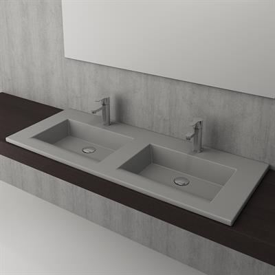 Bocchi Milano Çift Gözlü Lavabo 120 cm Gri