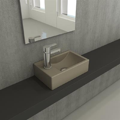 Bocchi 1418-011-0126 Milano Dar Sol Lavabo 37 cm Mat Kaşmir
