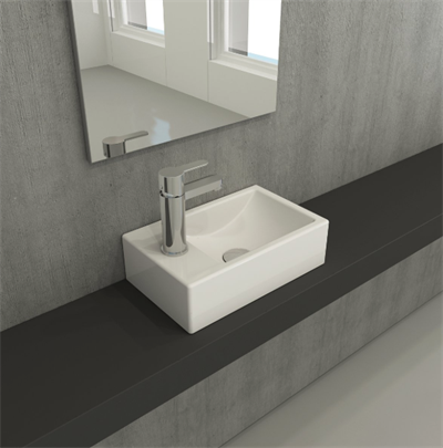 Bocchi 1418-002-0126 Milano Dar Sol Lavabo  Mat Beyaz