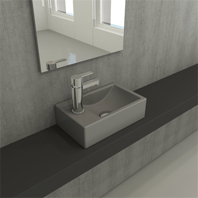 Bocchi 1418-006-0126 Milano Dar Sol Lavabo  Mat Gri