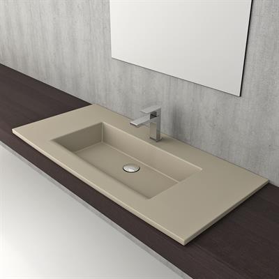 Bocchi Milano Etajerli Lavabo 100 cm Mat Kaşmir 1105-011-0126