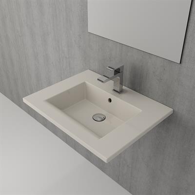 Bocchi  1161-014-0126 Milano Etajerli Lavabo 60 cm Bisküvi