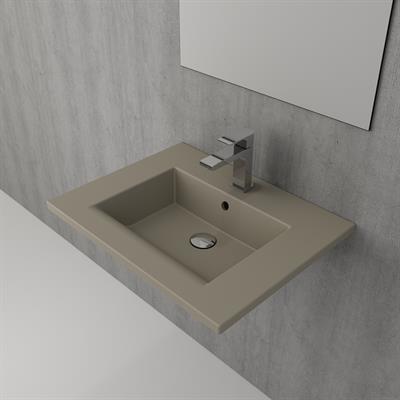 Bocchi 1161-011-0126 Milano Etajerli Lavabo 60 cm Mat Kaşmir
