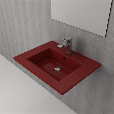 Bocchi 1161-019-0126 Milano Etajerli Lavabo 60 cm Kırmızı
