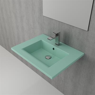 Bocchi 1161-033-0126 Milano Etajerli Lavabo 60 cm Mat Mint Yeşil