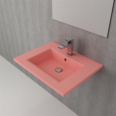 Bocchi 1161-032-0126 Milano Etajerli Lavabo 60 cm Mat Somon