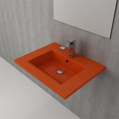 Bocchi 1161-012-0126 Milano Etajerli Lavabo 60 cm Turuncu
