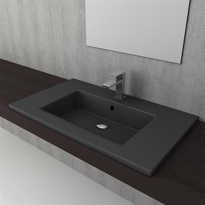 Bocchi Milano Etajerli Lavabo 80 cm Antrasit 1113-020-0126