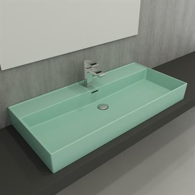 Bocchi Milano Lavabo 100 cm Mat Mint Yeşil 1378-033-0126