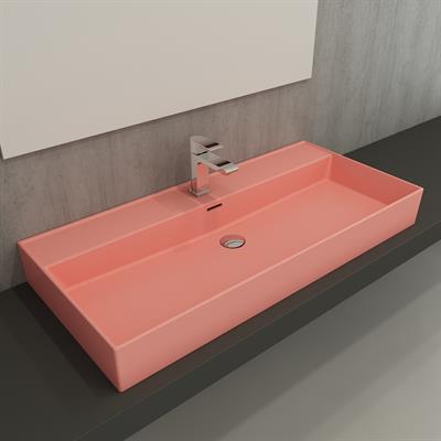 Bocchi Milano Lavabo 100 cm Mat Somon 1378-032-0126