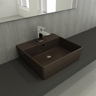 Bocchi Milano Lavabo 50 cm Mat Kahve  1216-025-0126