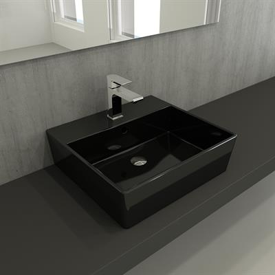 Bocchi Milano  Lavabo 50 cm Parlak Siyah 1216-005-0126