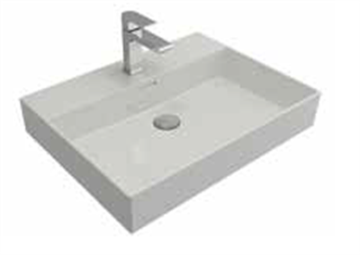 Bocchi Milano Lavabo 60 cm Parlak Beyaz 1376-001-0126
