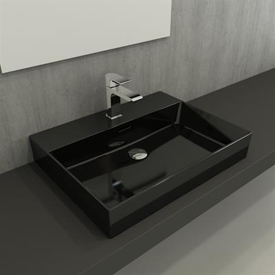 Bocchi Milano Lavabo 60 cm Parlak Siyah 1376-005-0126