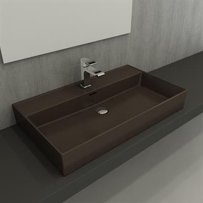 Bocchi Milano Lavabo 80 cm Mat Kahve 1377-025-0126