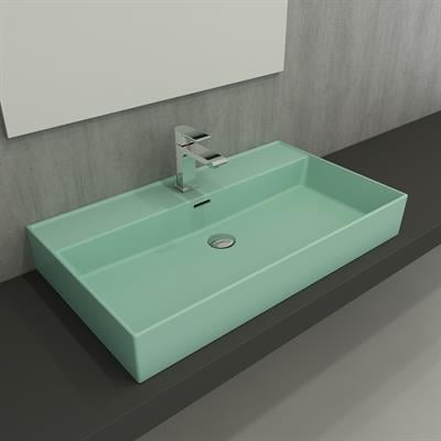 BOCCHİ Milano Lavabo 80 Cm - Mint Yeşil 1377-033-0126