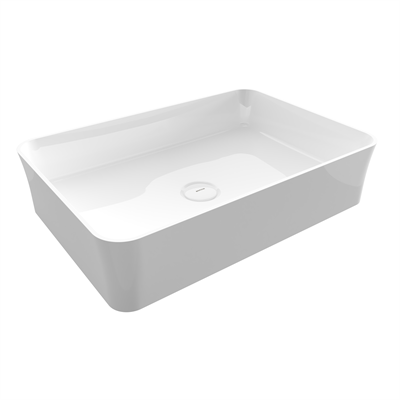 Bocchi Slim Line Dikdörtgen Lavabo 55x38 cm Beyaz 1476-001-0125