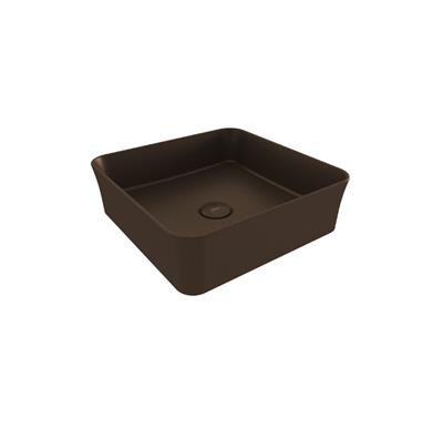 Bocchi Slim Line Kare Lavabo 38x38 cm Mat Bronz