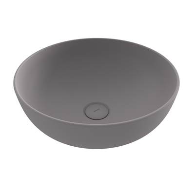 Bocchi Slim Line Yuvarlak Lavabo 38 cm Mat Gri