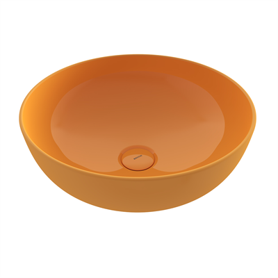 Bocchi Slim Line Yuvarlak Lavabo 38 cm P MANDALİNA SARISI 1494-021-0125