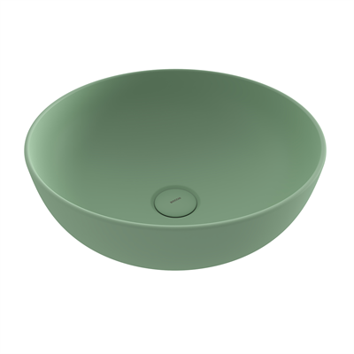 Bocchi Slim Line Yuvarlak Lavabo 38 cm Mat Mint Yeşil