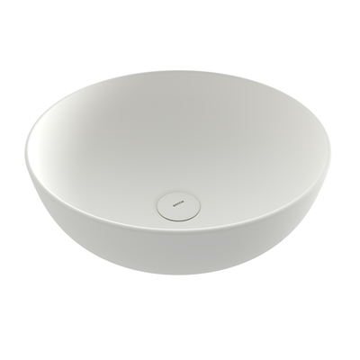 Bocchi 1494-002-0125 Slim Line Yuvarlak Lavabo 38 cm Mat Beyaz