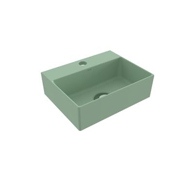 Bocchi Sottile Slim Line Dikdörtgen Lavabo 30x24 cm Mat Mint Yeşil