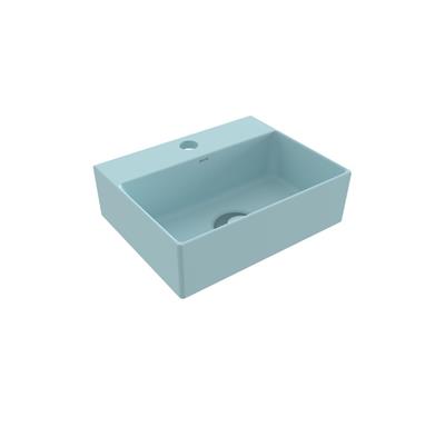 Bocchi Sottile Slim Line Dikdörtgen Lavabo 30x24 cm Mat Buz Mavisi